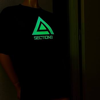 Amazon.co.jp: 攻殻機動隊 SAC_2045 公安9課マーク蛍光蓄光T